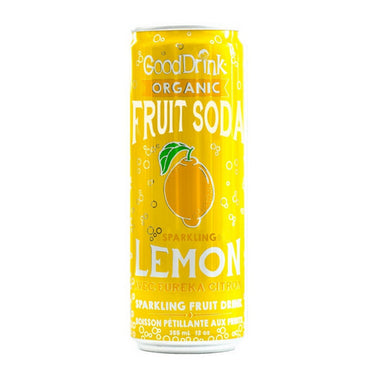 Gooddrink, Organic Eureka Lemon Spritzter, 355 Ml (Case Of 12)