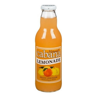Natural Cabana, Peach Lemonade, 591 Ml (Case Of 12)