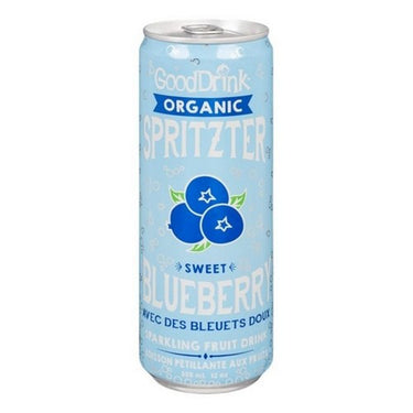 Gooddrink, Organic Sweet Blueberry Spritzter, 355 Ml (Case Of 12)