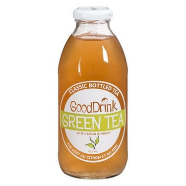 Gooddrink, Green Tea With Lemon And Honey, 473 Ml (Case Of 12)