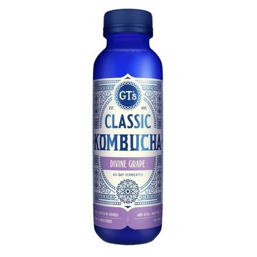 GT's, Synergy Kombucha Drivine Grape, 480 Ml (Case Of 12)
