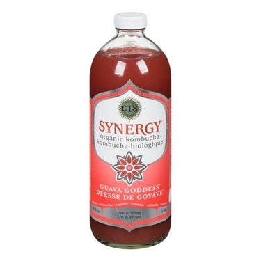 GT's, Organic Synergy Kombucha Guava Goddess, 1.4 Liters (Case Of 6)