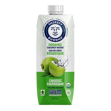 Thirsty Buddha, Organic Classic Coconut Water, 500 Ml (Case Of 12)
