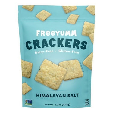 Himalayan Salt Crackers 120 Grams (Case Of 6) by Freeyumm