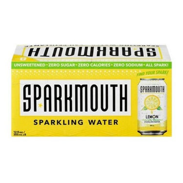 Lemon Sparkling Water 355 Ml X 8 Count (Case Of 3) by Sparkmouth