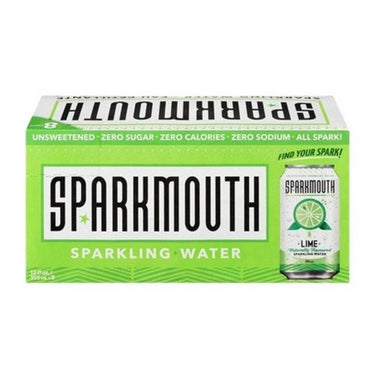 Lime Sparkling Water 355 Ml X 8 Count (Case Of 3) by Sparkmouth