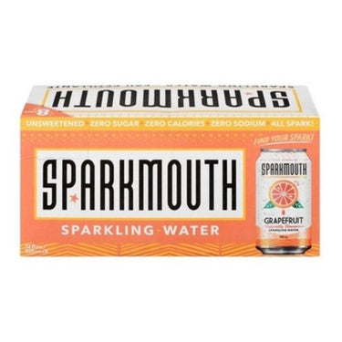 Grapefruit Sparkling Water 355 Ml X 8 Count (Case Of 3) by Sparkmouth