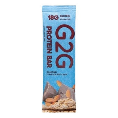 Almond Chocolate Chip Protein Bar 70 Grams (Case Of 8) by G2G Bar