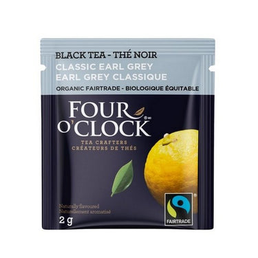 Organic Fairtrade Classic Earl Grey 16 Bags (Case Of 6) by Four O'Clock Tea