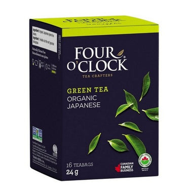 Four O'Clock Tea, Organic Japanese, 16 Bags (Case Of 6)