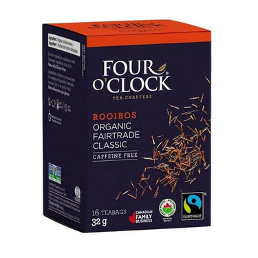 Organic Fairtrade Classic 16 Bags (Case Of 6) by Four O'Clock Tea