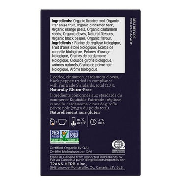 Organic Fairtrade Licorice Spice 16 Bags (Case Of 6) by Four O'Clock Tea
