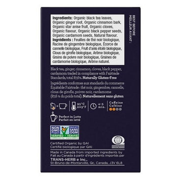Organic Fairtrade Black Tea 16 Bags (Case Of 6) by Four O'Clock Tea