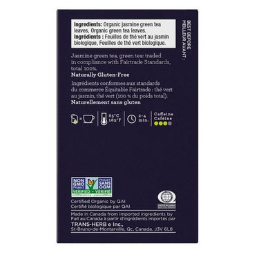 Organic Fairtrade Jasmine 16 Bags (Case Of 6) by Four O'Clock Tea