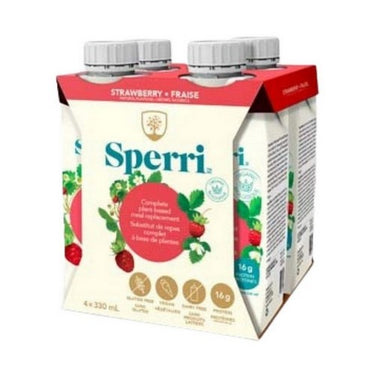 Organic Strawberry Plant Based Meal Replacement 330 Ml X 4 Count (Case Of 3) by Sperri