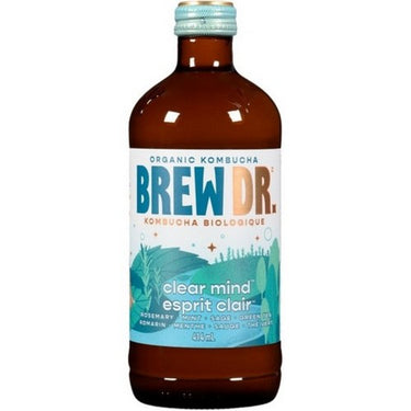 Organic Clear Mind 414 Ml (Case Of 12) by Brew Dr. Kombucha