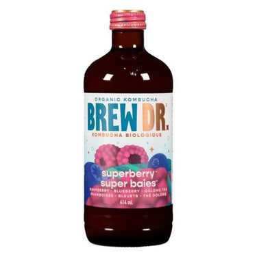 Organic Superberry 414 Ml (Case Of 12) by Brew Dr. Kombucha