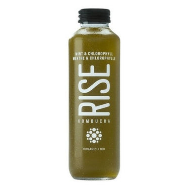 Organic Mint And Chlorophyll Kombucha 414 Ml (Case Of 12) by Rise