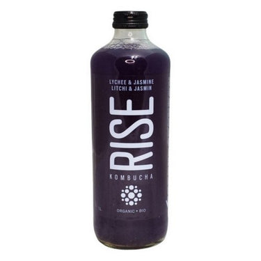 Organic Lychee and Jasmine Kombucha 1 Liter (Case Of 6) by Rise