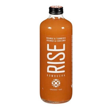 Organic Orange And Turmeric Kombucha 1 Liter (Case Of 6) by Rise