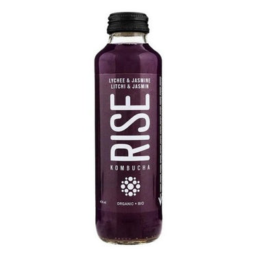 Organic Lychee and Jasmine Kombucha 414 Ml (Case Of 12) by Rise