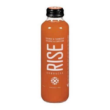 Organic Orange And Turmeric Kombucha 414 Ml (Case Of 12) by Rise