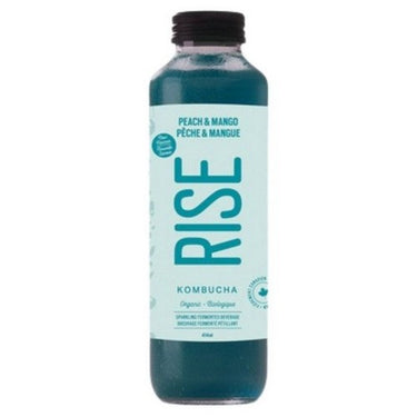 Organic Peach And Mango Kombucha 414 Ml (Case Of 12) by Rise