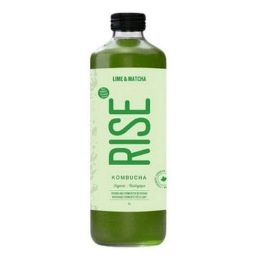 Organic Lime And Lemon Kombucha 1 Liter (Case Of 6) by Rise