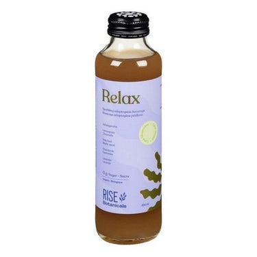 Relax Lime Ginger Sparkling Adaptogenic Beverage 414 Ml (Case Of 12) by Rise