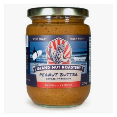Smooth Peanut Butter 375 Grams (Case Of 12) by Island Nut Roastery
