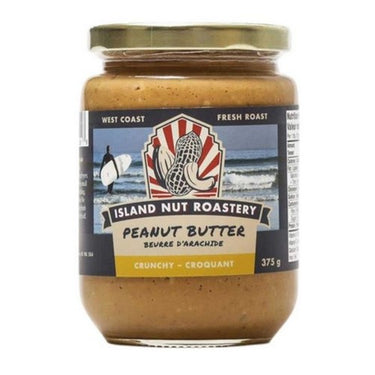 Crunchy Peanut Butter 375 Grams (Case Of 12) by Island Nut Roastery