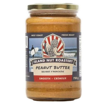 Smooth Peanut Butter 750 Grams (Case Of 12) by Island Nut Roastery