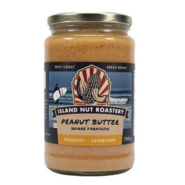 Crunchy Peanut Butter 750 Grams (Case Of 12) by Island Nut Roastery