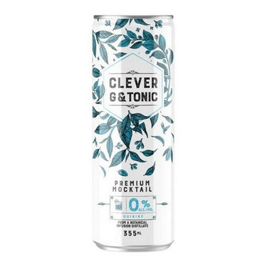 Non Alcoholic Gin And Tonic 355 MI (Case Of 12) by Clever Mocktails