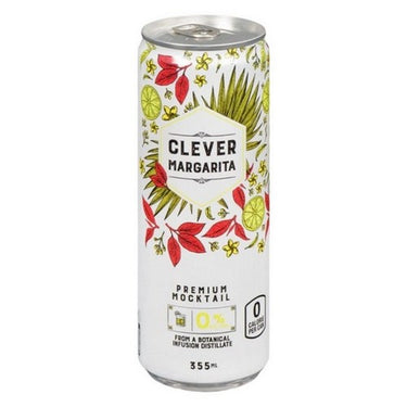 Non Alcoholic Margarita 355 MI (Case Of 12) by Clever Mocktails