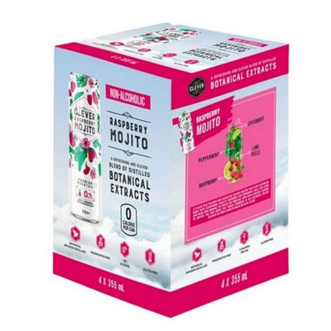 Non Alcoholic Mojito 355 Ml x 4 Count (Case Of 6) by Clever Mocktails