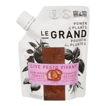 Live Pesto Sun Dried Tomato 170 Grams (Case Of 6) by Le Grand