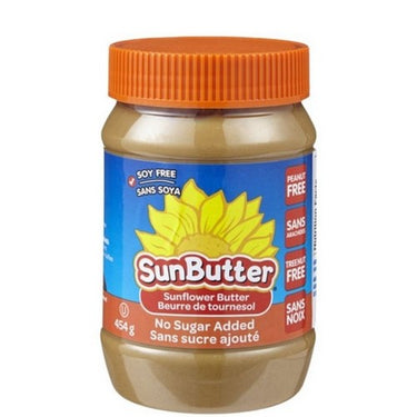 Original No Sugar Added Sunflower Butter 454 Grams (Case Of 6) by Sunbutter Natural
