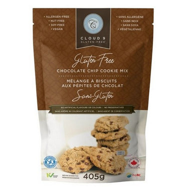 Chocolate Chip Cookie Mix 405 Grams (Case Of 8) by Cloud 9 Gluten Free