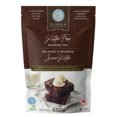 Brownie Mix 550 Grams (Case Of 8) by Cloud 9 Gluten Free