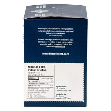 Large Flake Salt Hand Harvested 250 Grams (Case Of 12) by Vancouver Island Sea Salt