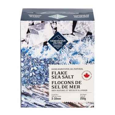 Large Flake Salt Hand Harvested 250 Grams (Case Of 12) by Vancouver Island Sea Salt