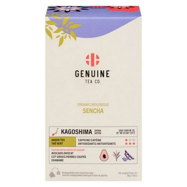 Organic Sencha Green Tea 36 Grams (Case Of 8) by Genuine Tea Co.