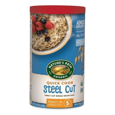 Organic Quick Cook Steel Cut Oats 680 Grams (Case Of 6) by Nature's Path
