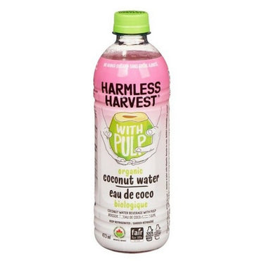 Organic Coconut Water With Pulp 473 Ml (Case Of 6) by Harmless Harvest