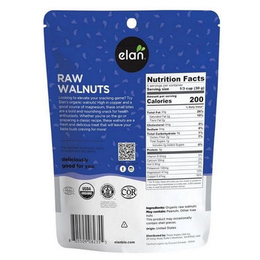 Organic Walnuts 150 Grams (Case Of 8) by Elan