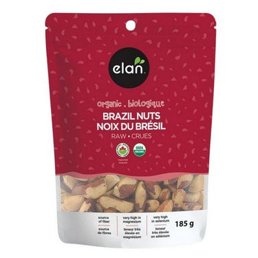 Organic Raw Brazil Nuts 185 Grams (Case Of 8) by Elan