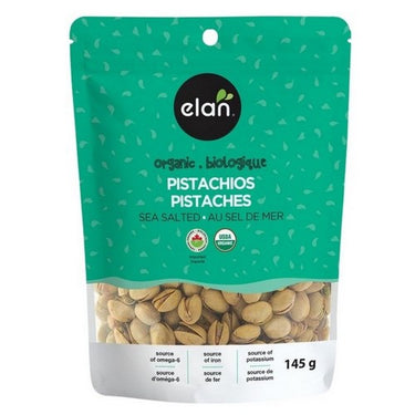 Organic Sea Salted Pistachios 145 Grams (Case Of 8) by Elan