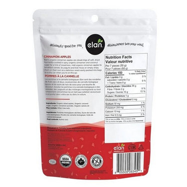 Organic Cinnamon Apples 90 Grams (Case Of 8) by Elan