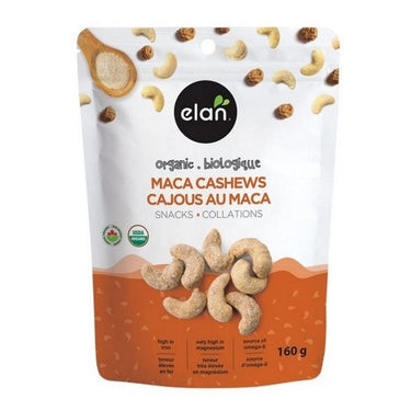 Organic Maca Cashews 160 Grams (Case Of 8) by Elan